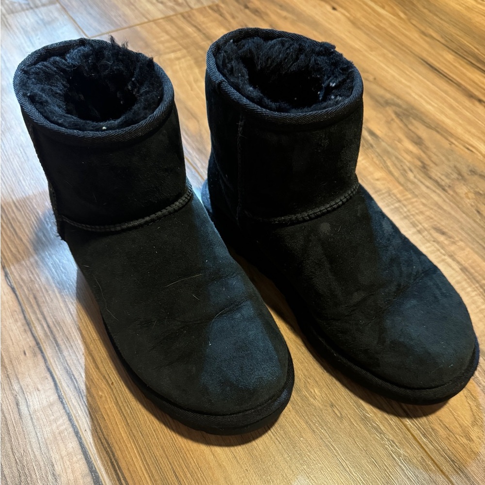Women's Black Suede Boots
